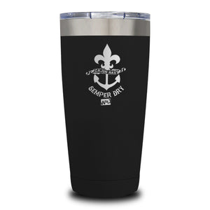 Cajun Navy Laser Etched Tumbler (Premium)