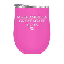 Load image into Gallery viewer, Make America Great Again Stemless Wine Cup