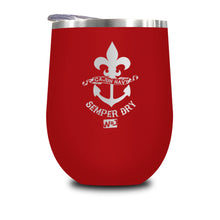 Load image into Gallery viewer, Cajun Navy Stemless Wine Cup