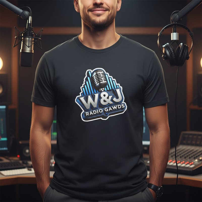 Radio Gawds 3D Logo T-Shirt